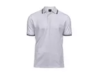 Luxury Stripe Stretch Polo