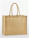 Natural Starched Jute Classic Shopper