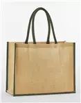 Natural Starched Jute Classic Shopper