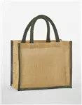 Natural Starched Jute Midi Tote