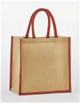 Natural Starched Jute Mini Gift Bag