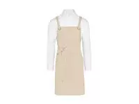 PROVENCE - Crossover Eyelets Bib Apron with Pocket