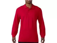 Premium Cotton Adult Double Piqué Polo LS