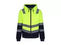 Pro Hi Vis Full Zip Hoodie