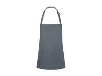 Short Bib Apron Basic with Buckle and Pocket