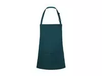 Short Bib Apron Basic with Buckle and Pocket