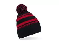 Striped Fan Beanie