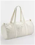 Striped Organic Cotton Barrel Bag