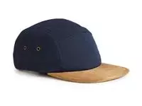 Suede Peak 5 Panel Cap