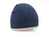 Two-Tone Beanie Knitted Hat