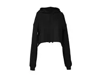 Women&#39;s Cropped Fleece Hoodie