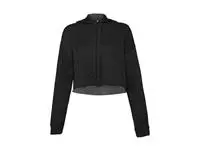 Women&#39;s Cropped Fleece Hoodie