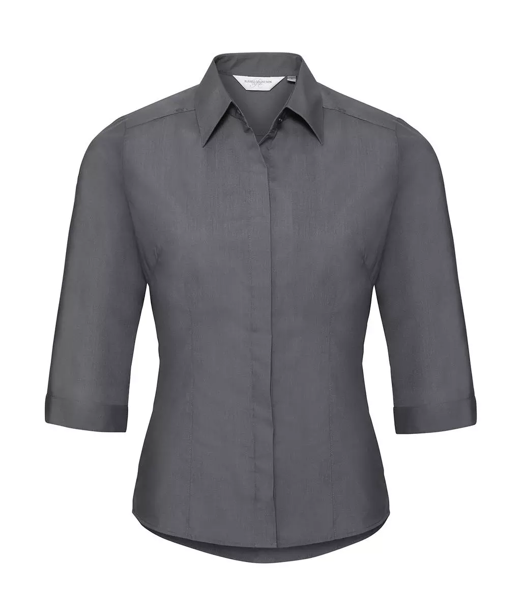 3/4 sleeve Poplin Shirt