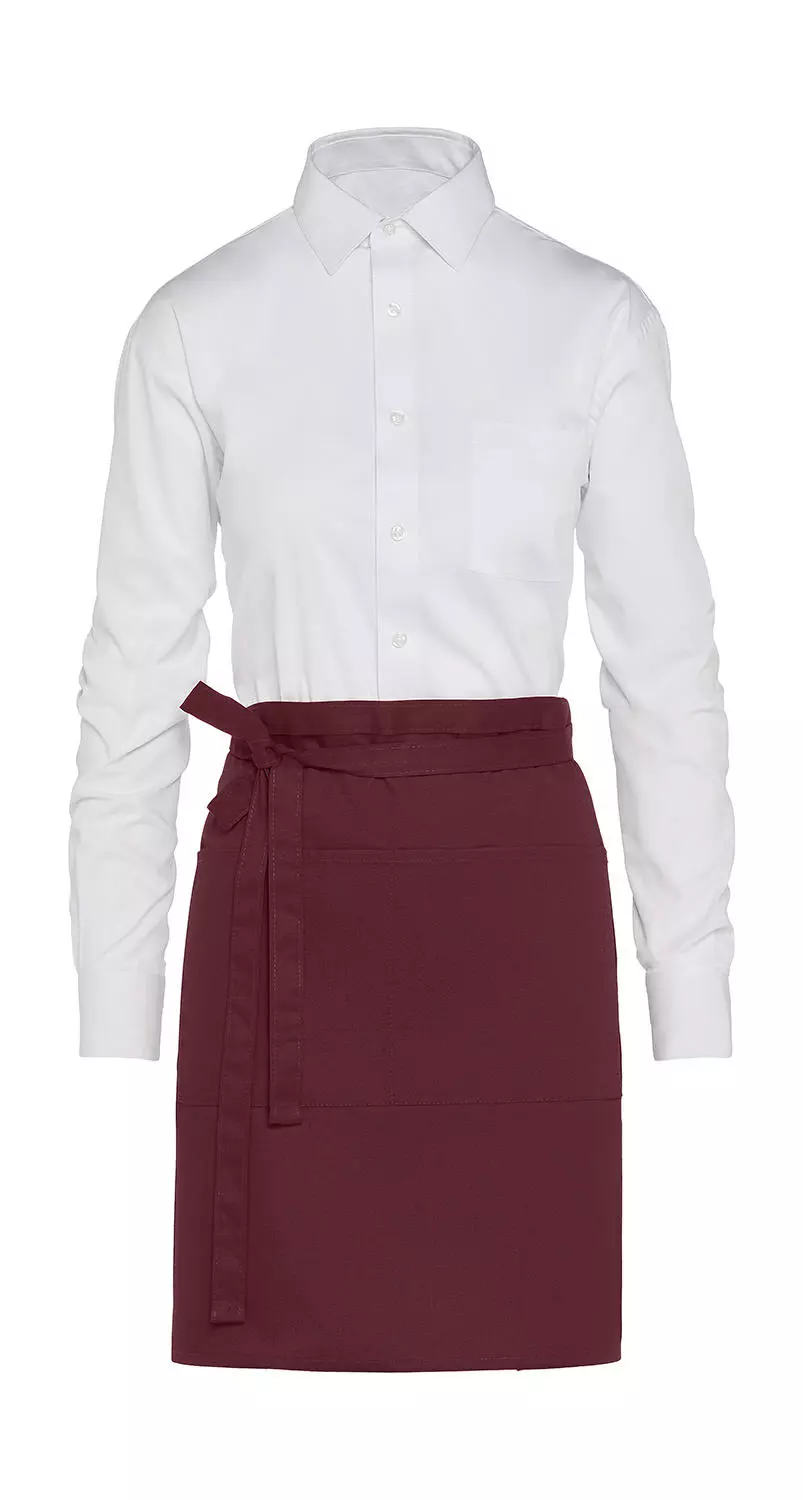 BRUSSELS - Short Bistro Apron with Pocket 