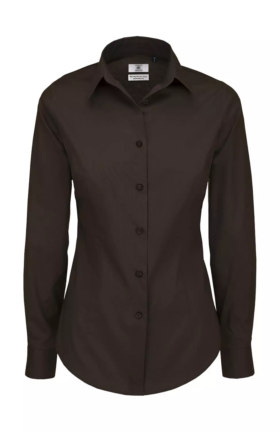 Black Tie LSL/women Poplin Shirt