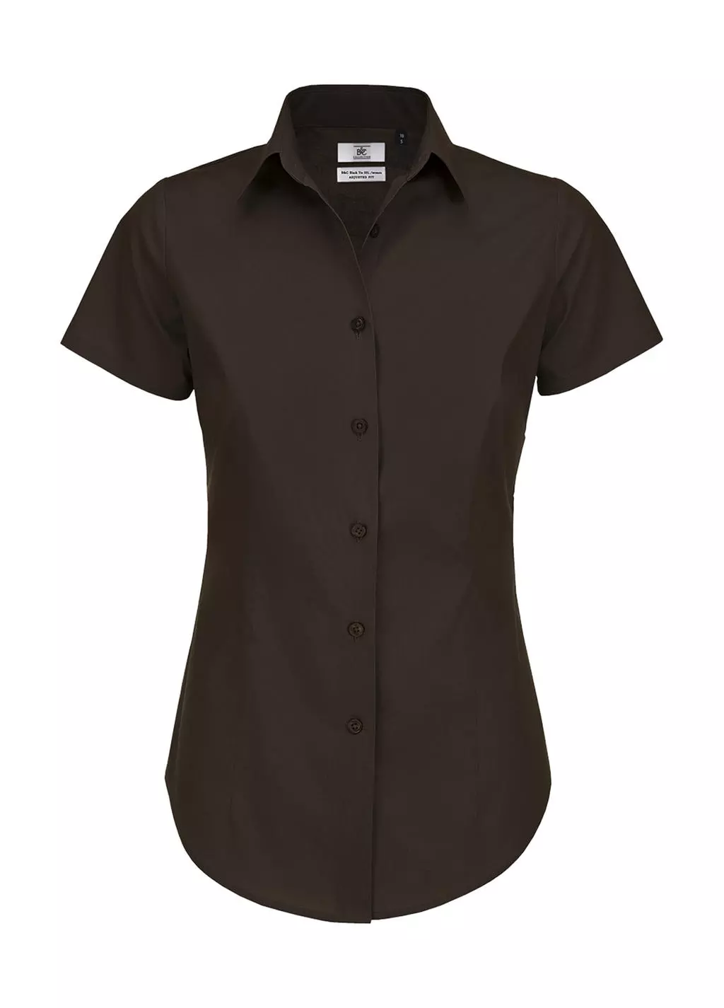 Black Tie SSL/women Poplin Shirt 