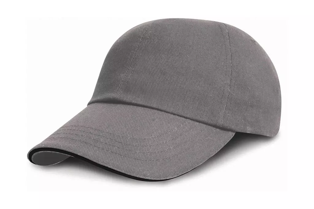 Brushed Cotton Sandwich Cap