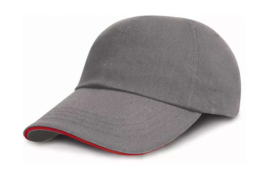 Brushed Cotton Sandwich Cap