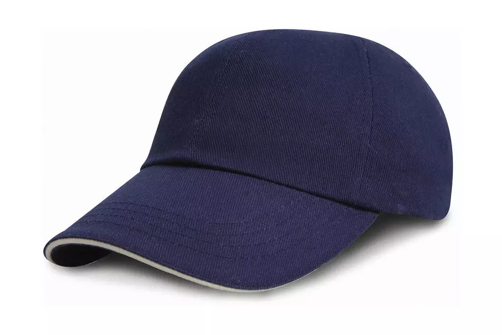 Brushed Cotton Sandwich Cap