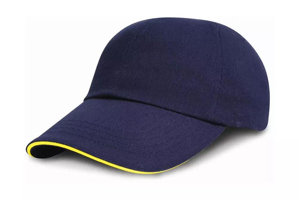 Brushed Cotton Sandwich Cap