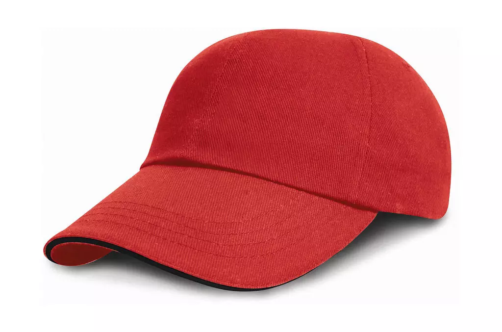 Brushed Cotton Sandwich Cap