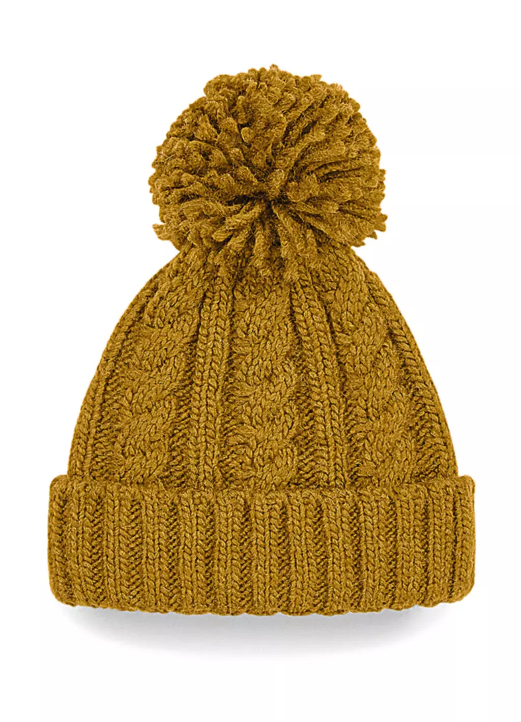 Cable Knit Melange Beanie