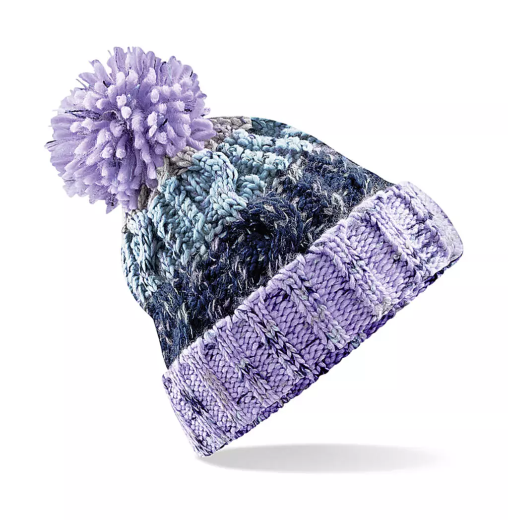 Corkscrew Pom Pom Beanie