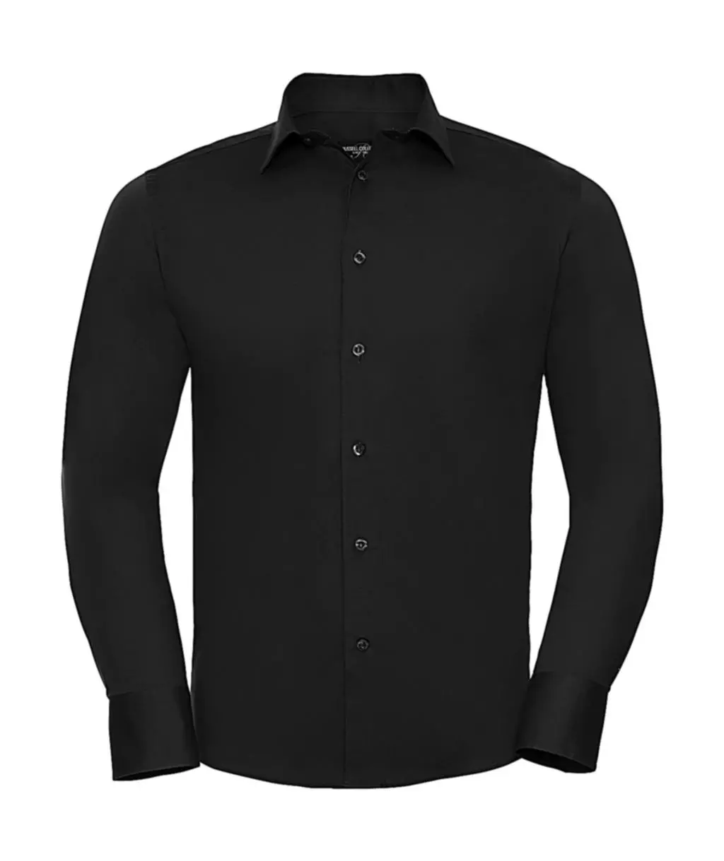 Fitted Long Sleeve Stretch Shirt