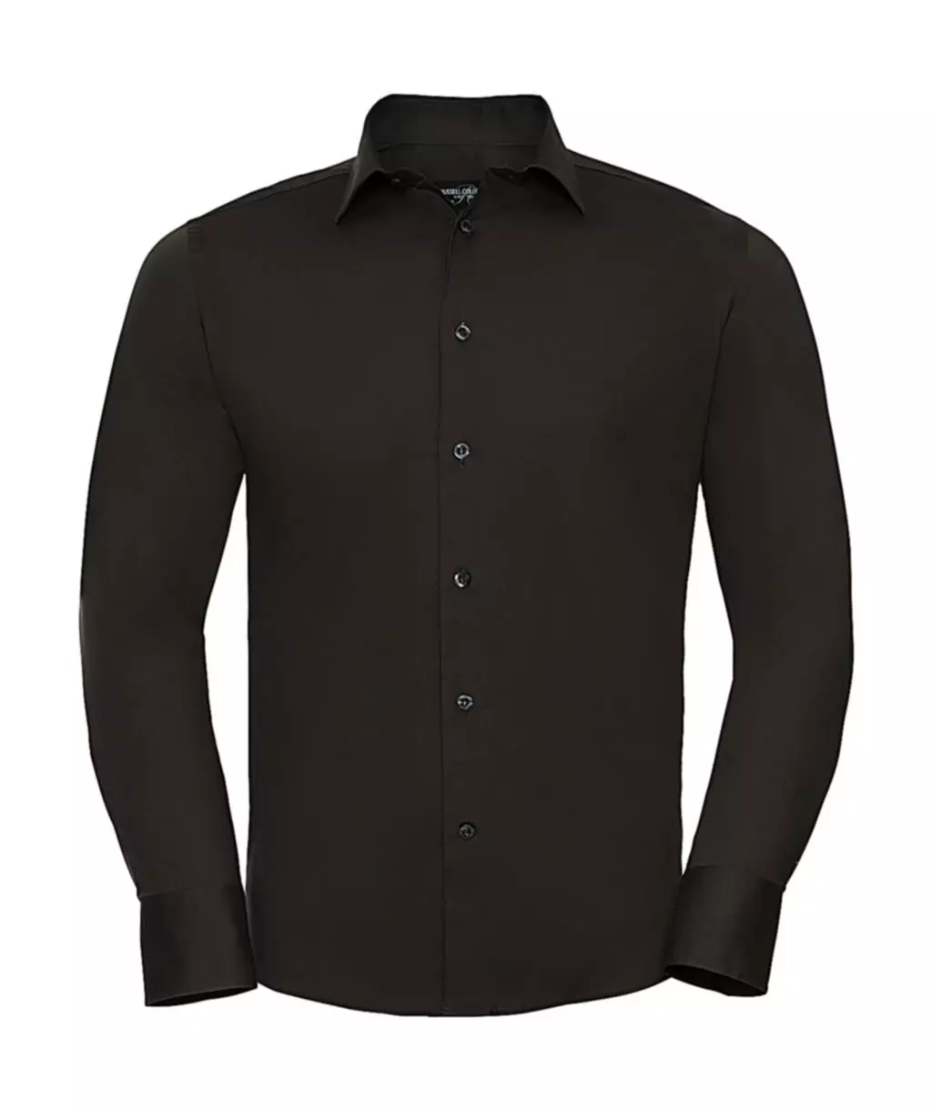 Fitted Long Sleeve Stretch Shirt