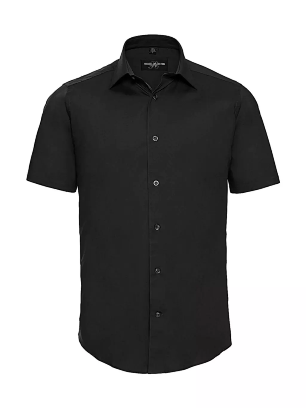 Fitted Short Sleeve Stretch Shirt