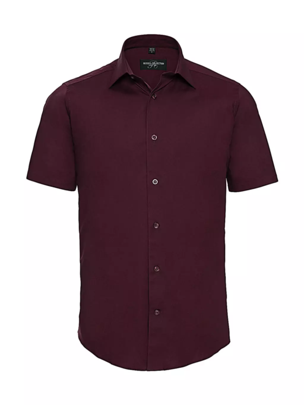 Fitted Short Sleeve Stretch Shirt