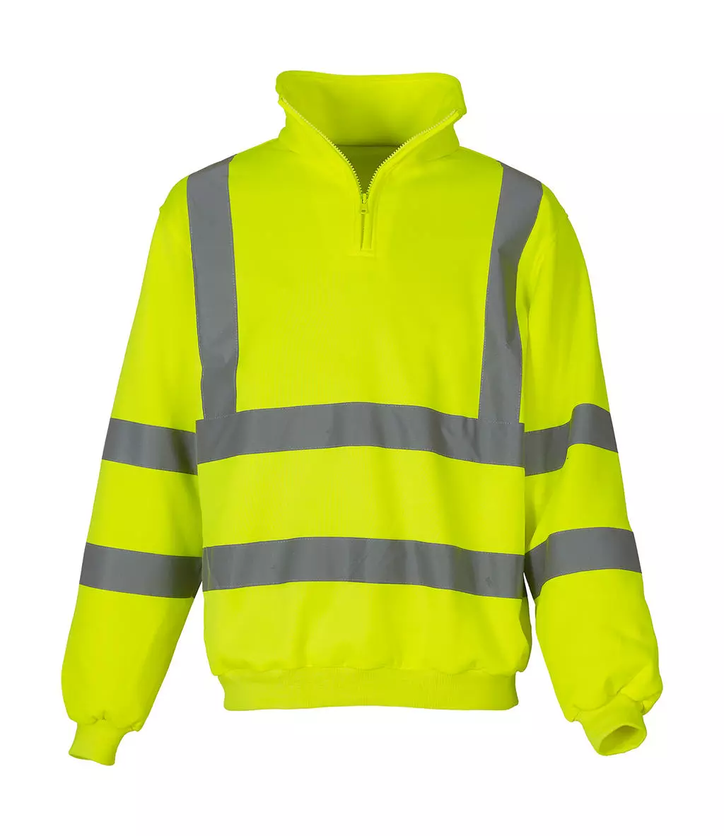 Fluo 1/4 Zip Sweat Shirt