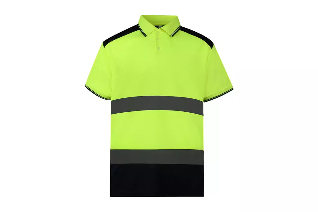 Fluo 2-tone polo