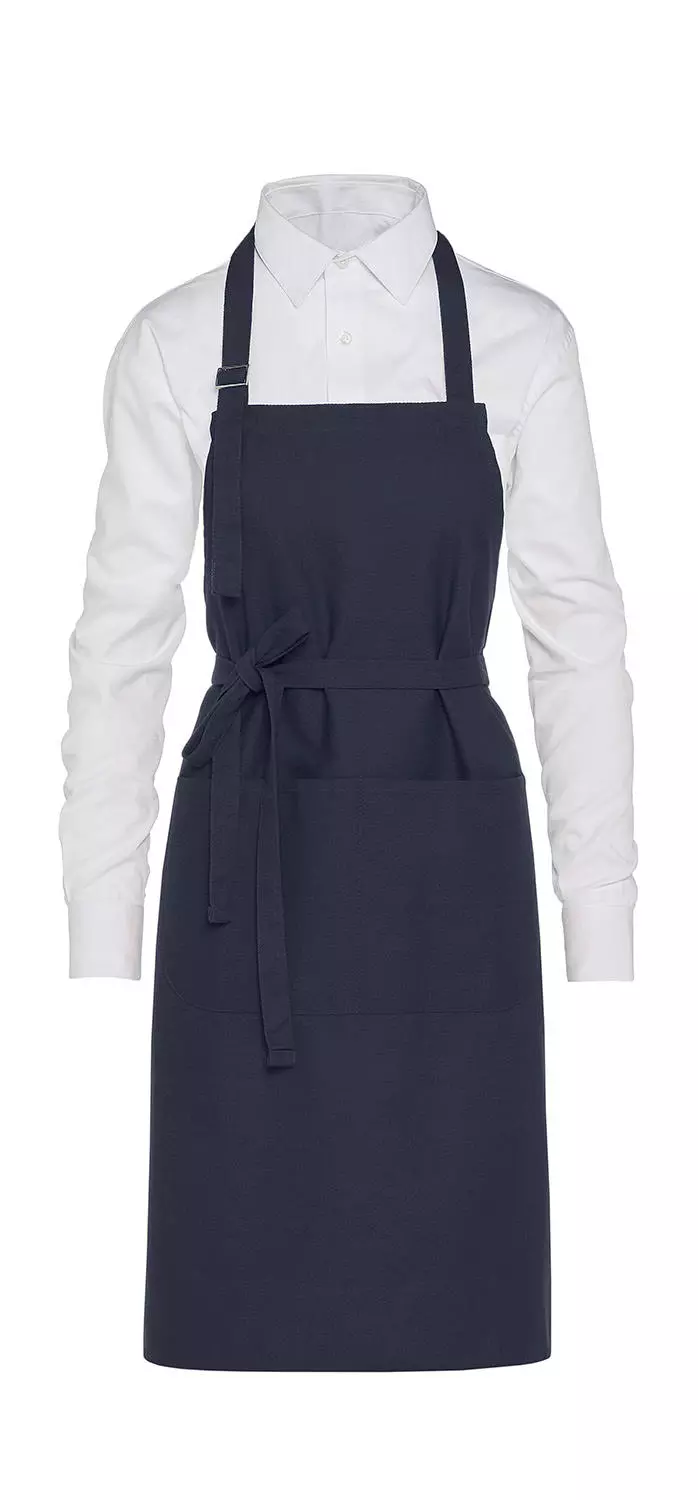 LISBON - Cotton Heavyweight Bib Apron with Pocket