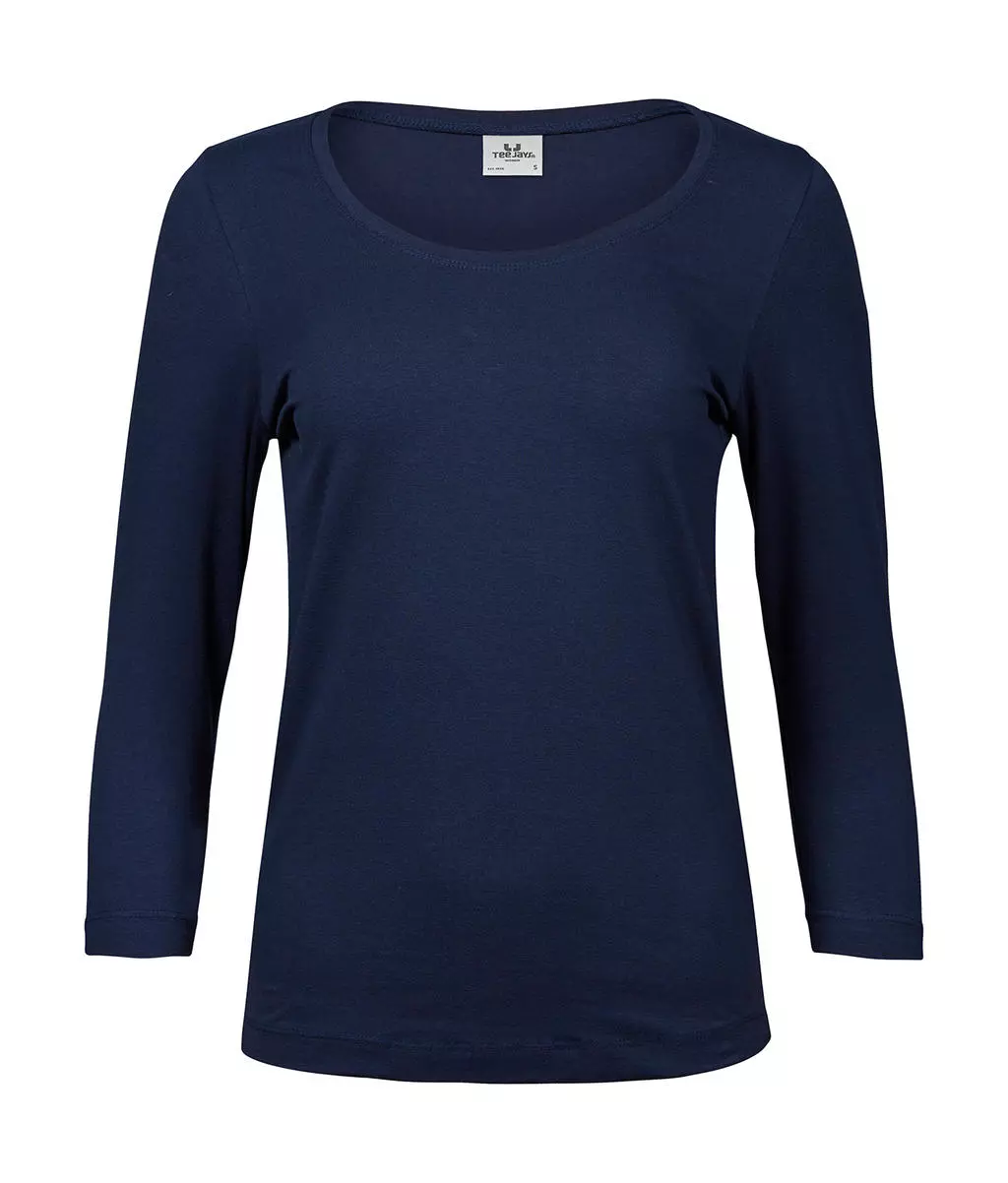 Ladies 3/4 Sleeve Stretch Tee