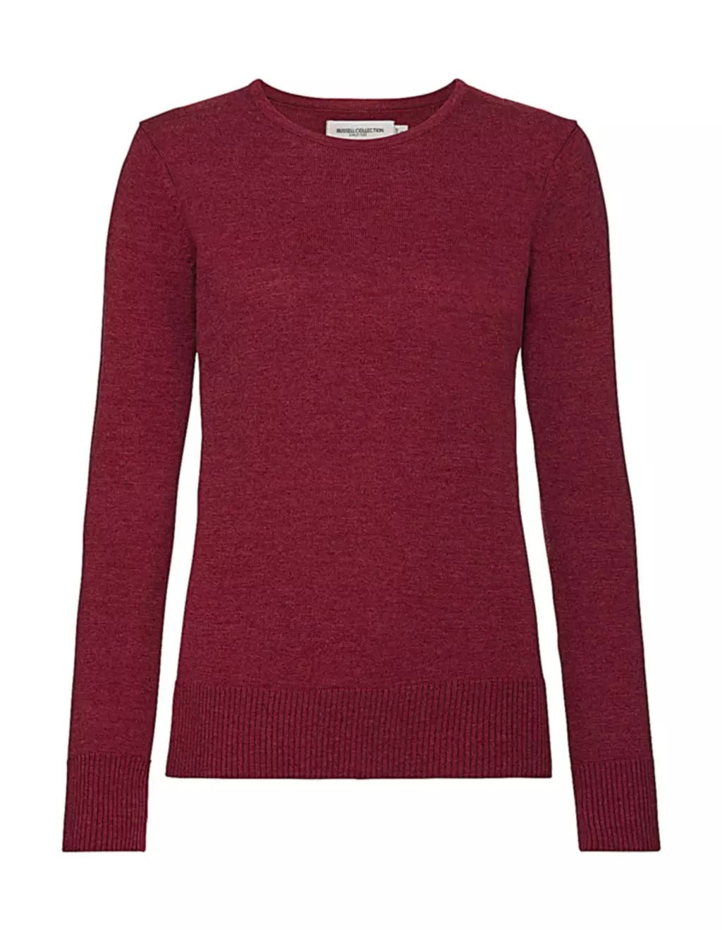 Ladies' Crew Neck Knitted Pullover