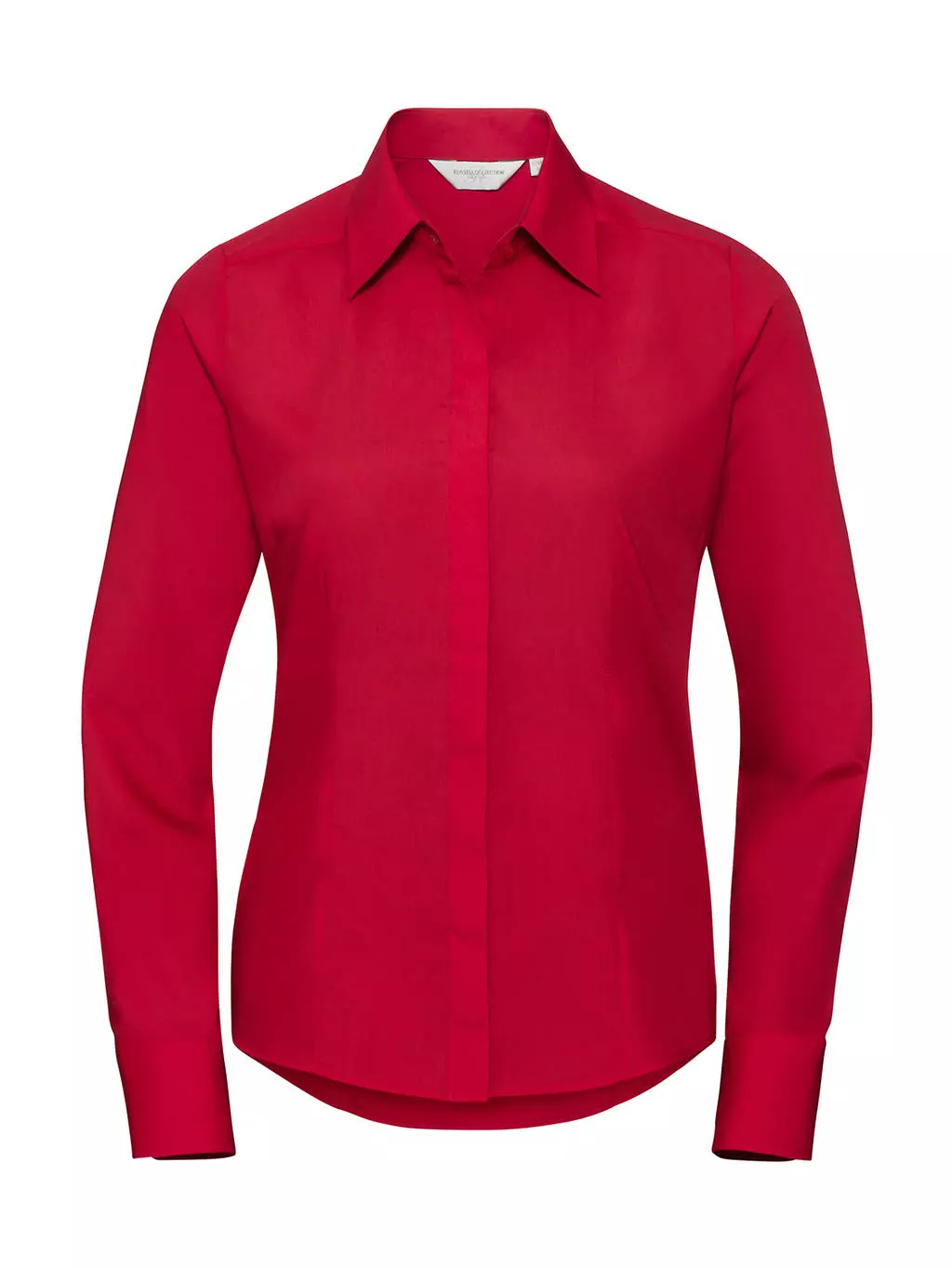 Ladies' LS Fitted Poplin Shirt