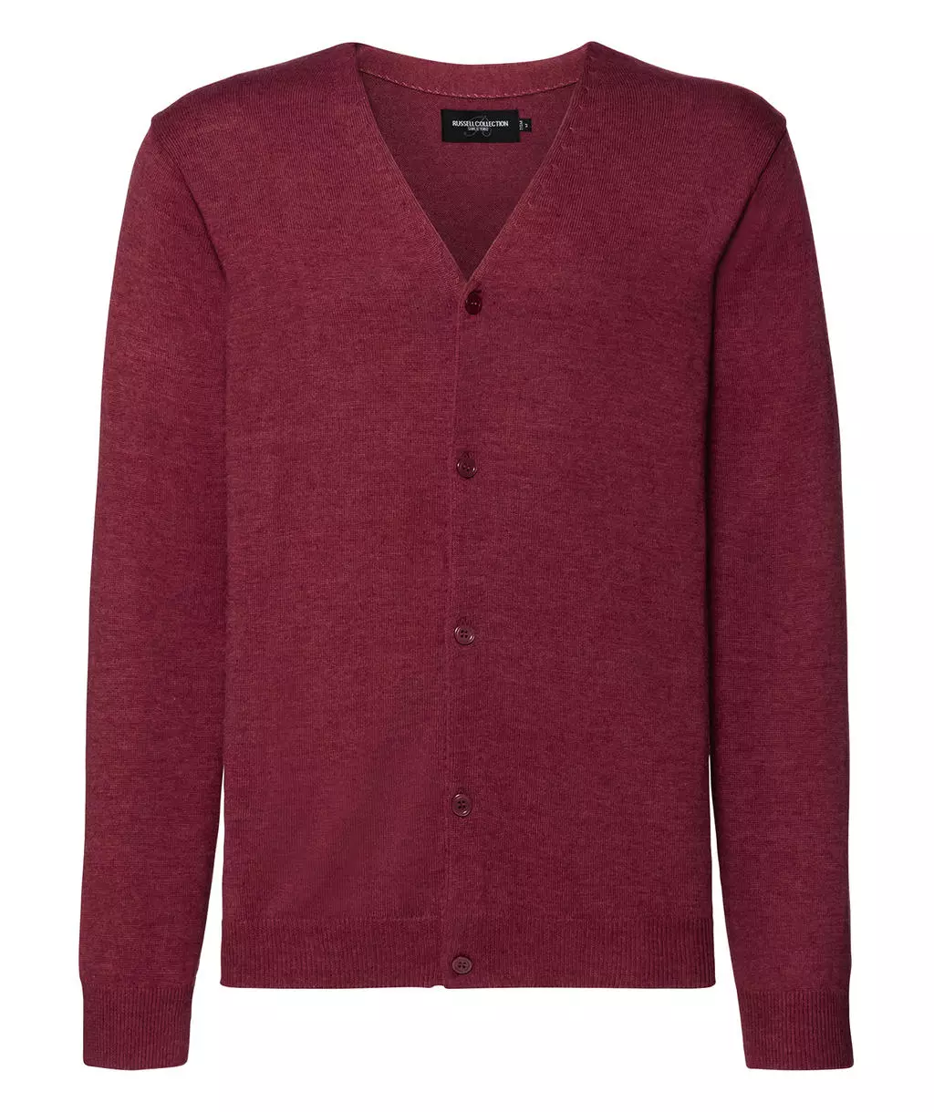 Men's V-Neck Knitted Cardigan