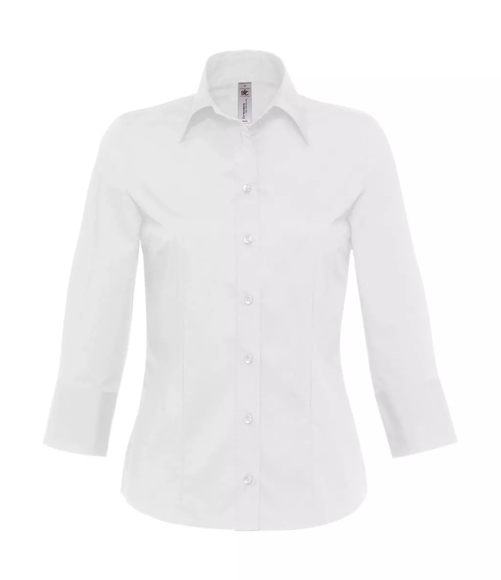 Milano/women Popelin Shirt 3/4 sleeves