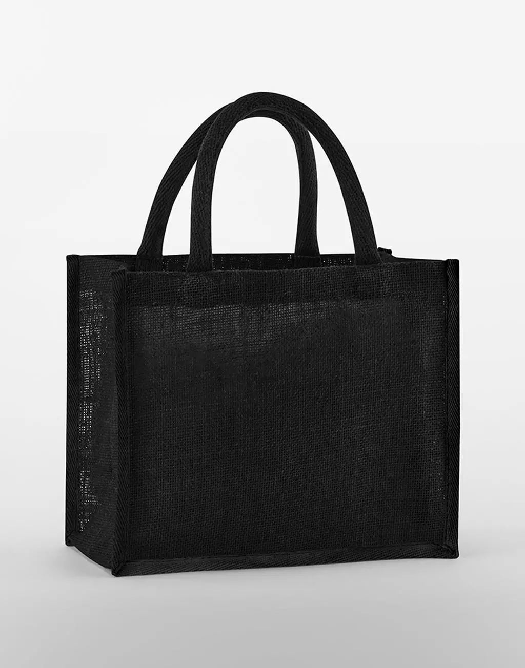 Natural Starched Jute Midi Tote