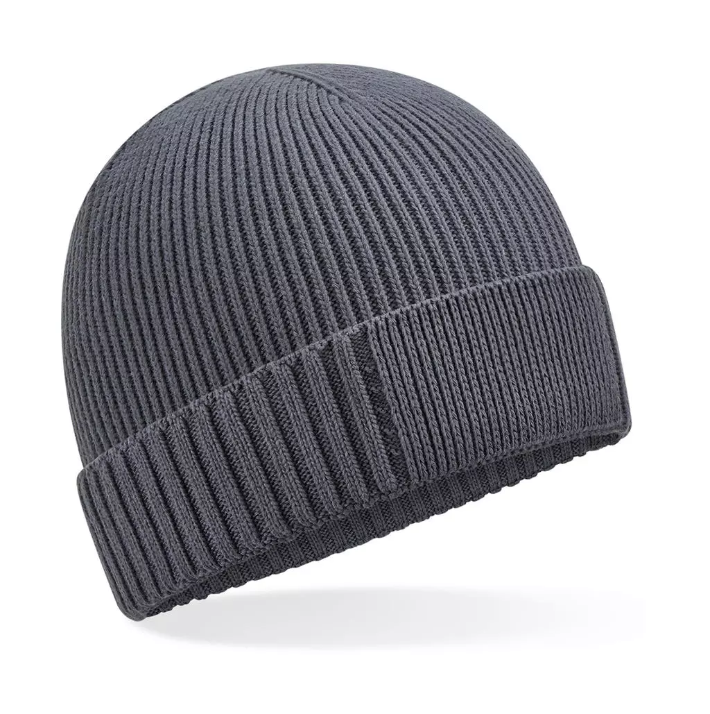 Organic Cotton Engineered Patch Beanie