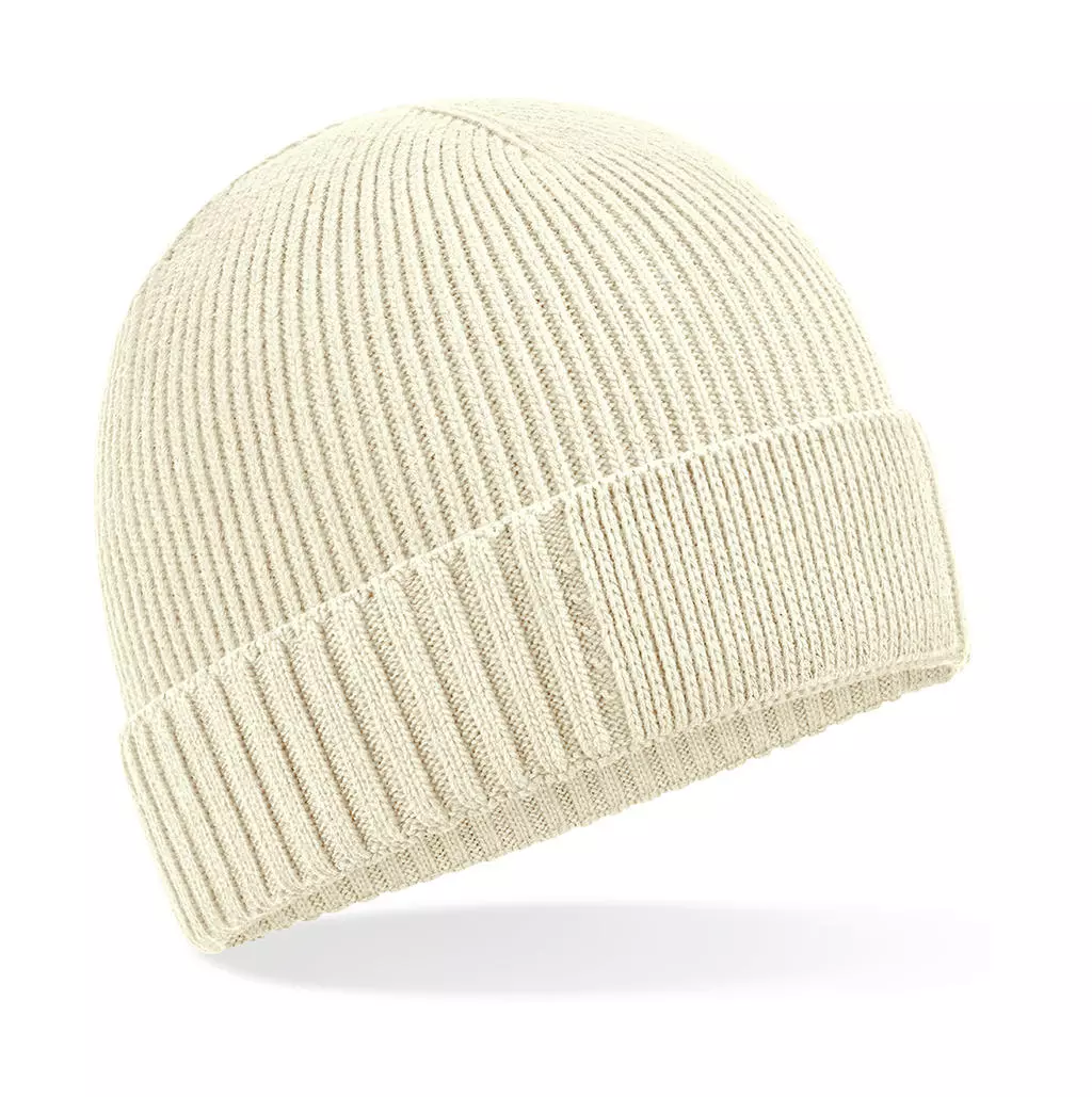 Organic Cotton Engineered Patch Beanie