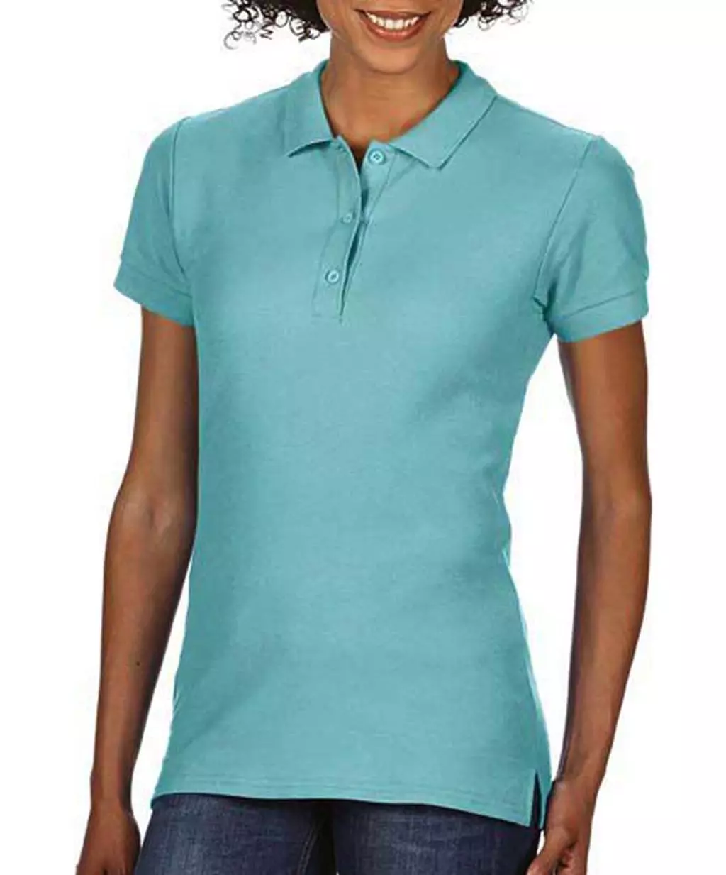 Premium Cotton Ladies' Double Piqué Polo