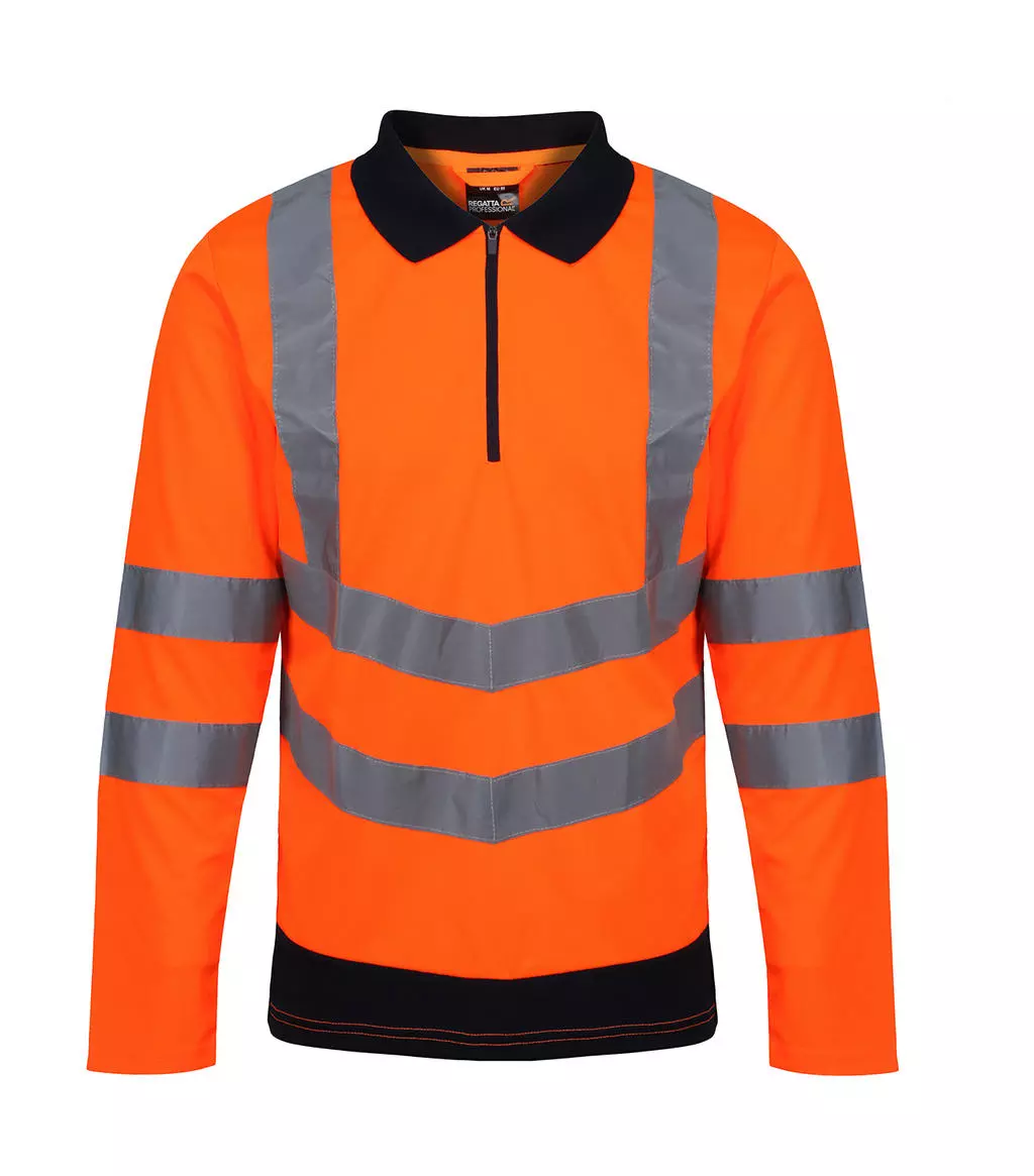 Pro Hi Vis Poloshirt LS