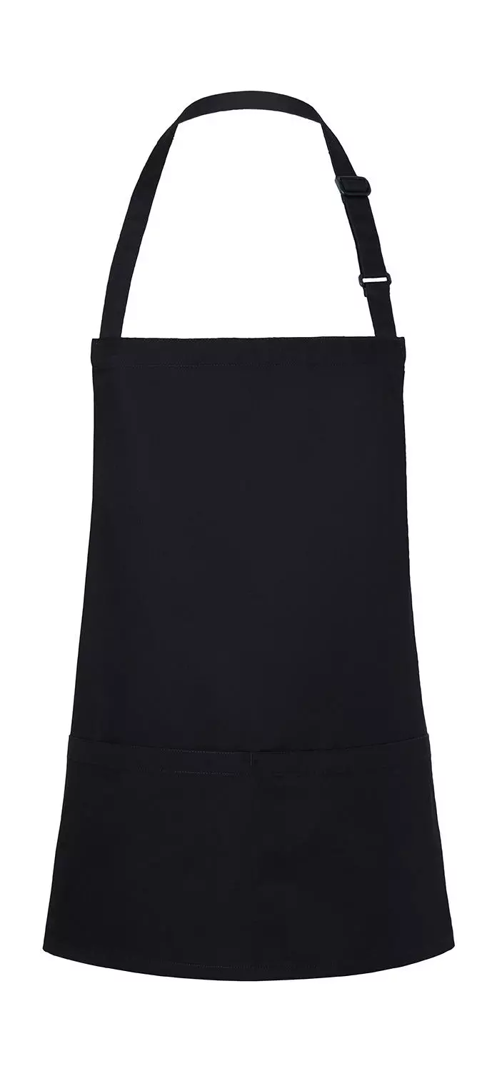 Short Bib Apron Basic with Buckle and Pocket