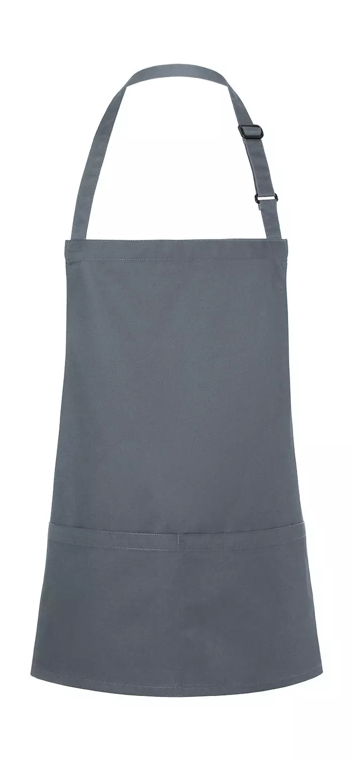 Short Bib Apron Basic with Buckle and Pocket