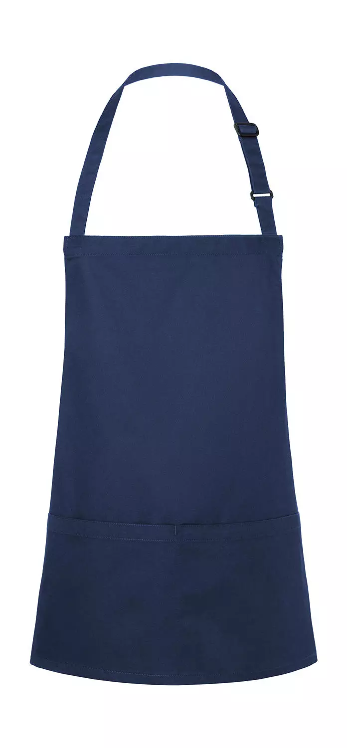 Short Bib Apron Basic with Buckle and Pocket