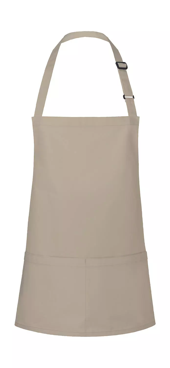 Short Bib Apron Basic with Buckle and Pocket