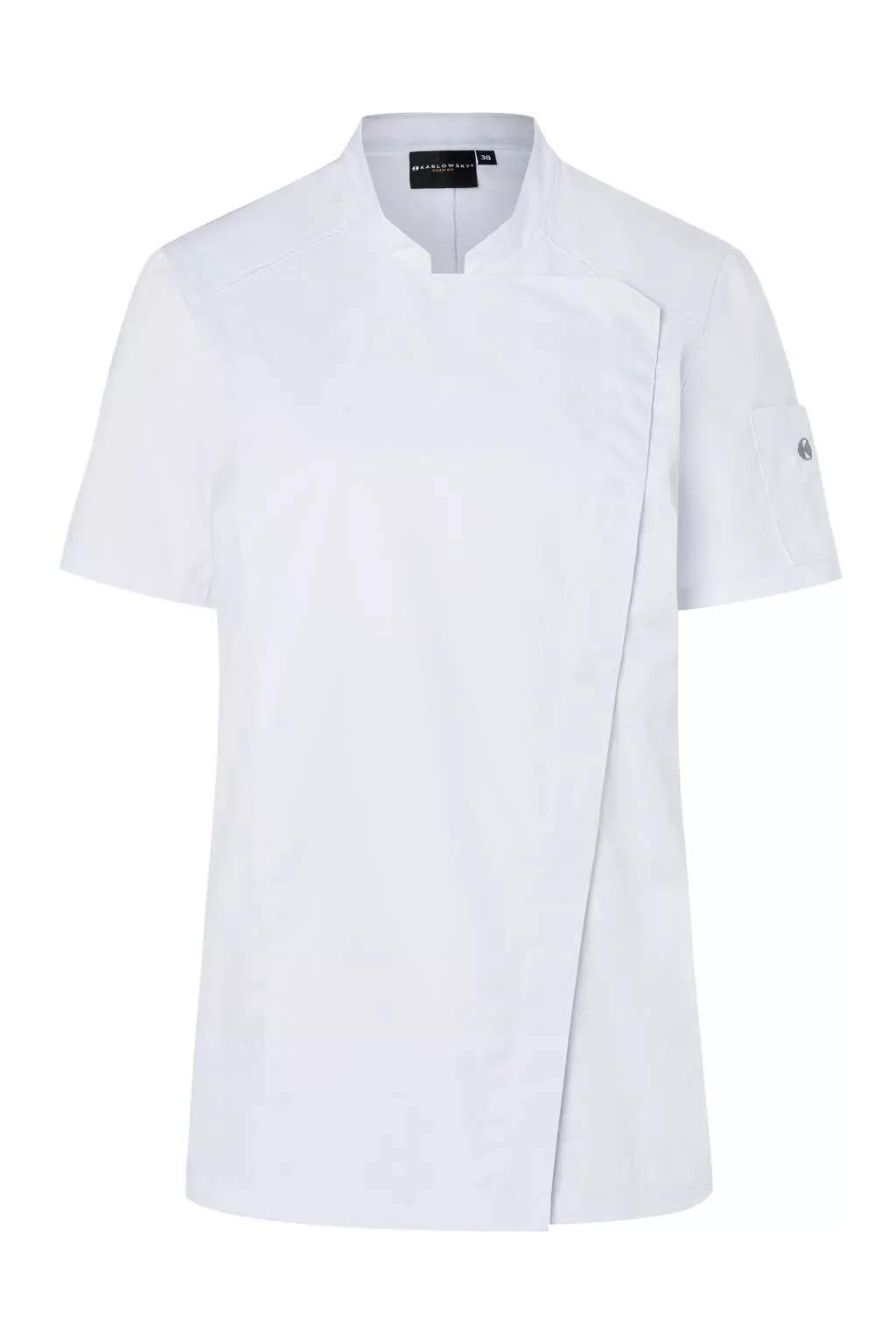 Short-Sleeve Ladies' Chef Jacket Modern-Look