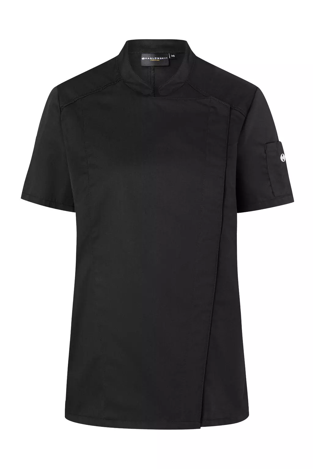 Short-Sleeve Ladies' Chef Jacket Modern-Look